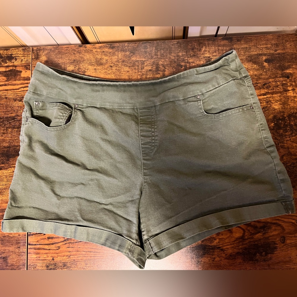 Time and Tru Women's Olive Shorts